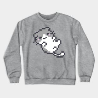 Kawaii pixel cat 01 Crewneck Sweatshirt